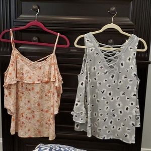 2 Boutique Could Shoulder Blouses